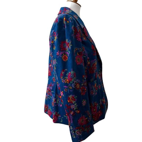 Modcloth XL Jacket Blazer Corduroy Retro Gift Stretch Boho 70s Cottage Holiday - Picture 5 of 17